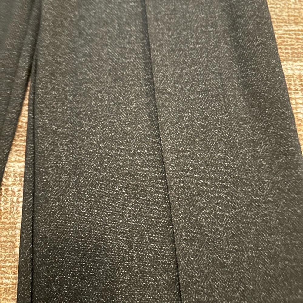 Max Studio Black Textured Wide-Leg Women's Pants - Picture 2 of 8